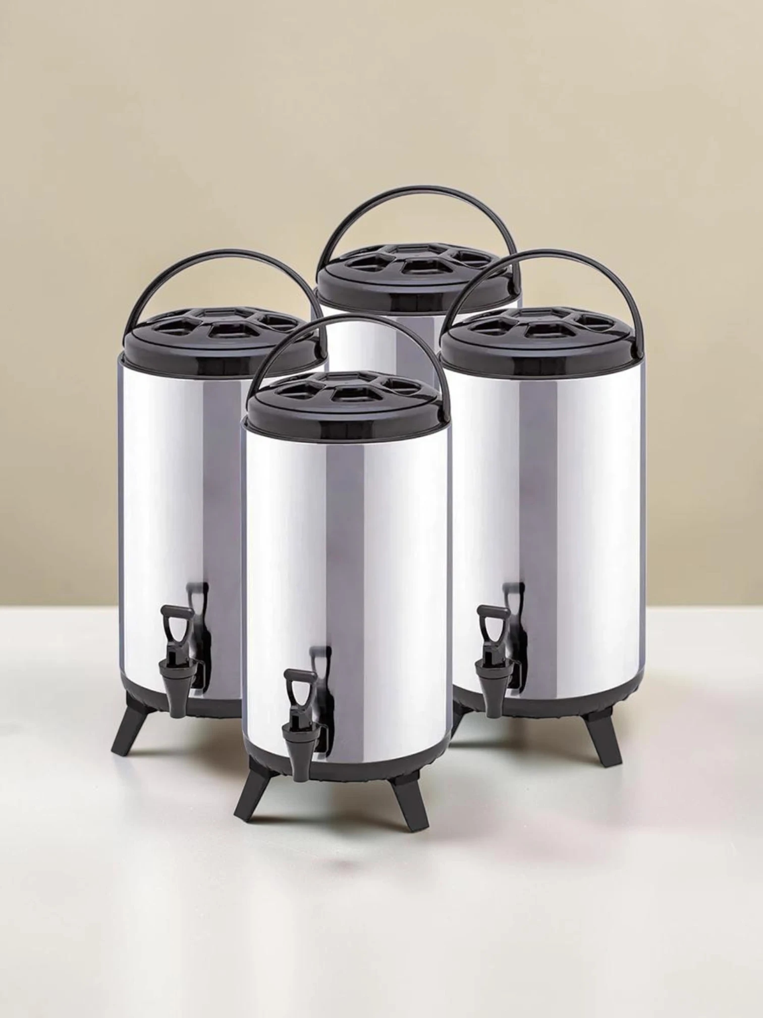 frostandfoamtanks 10L Portable Insulated Beverage Dispenser Stainless Steel Thermal Pot