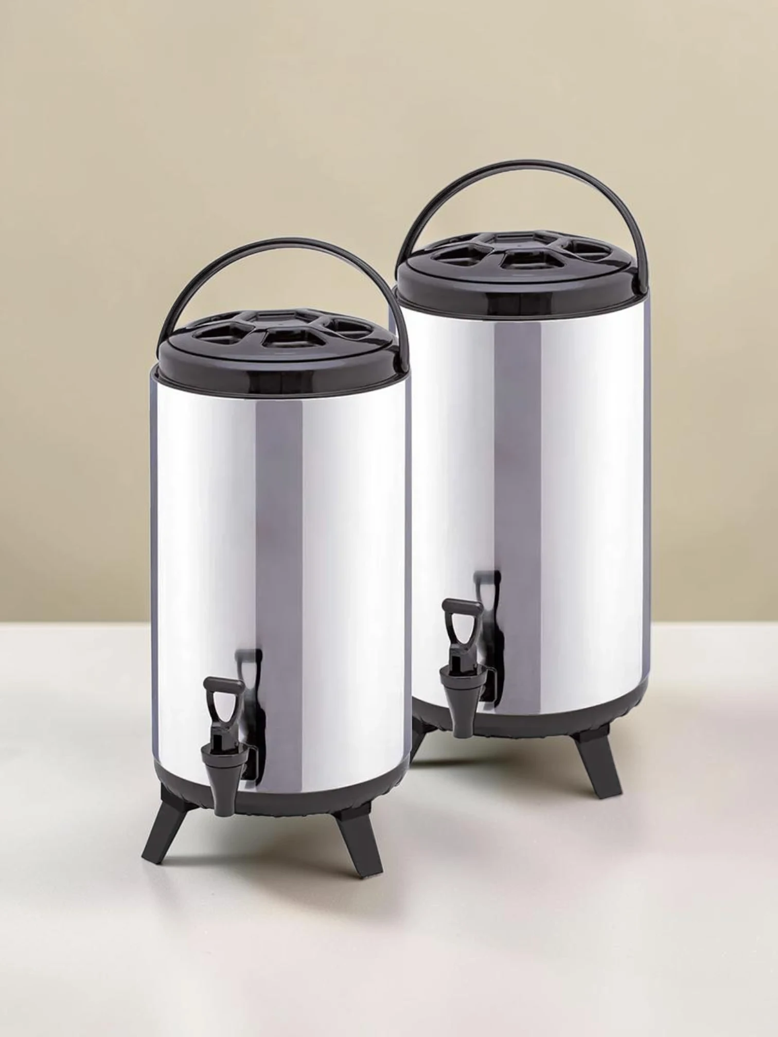 frostandfoamtanks 16L Portable Insulated Beverage Dispenser Stainless Steel Heat and Cold Brew Pot