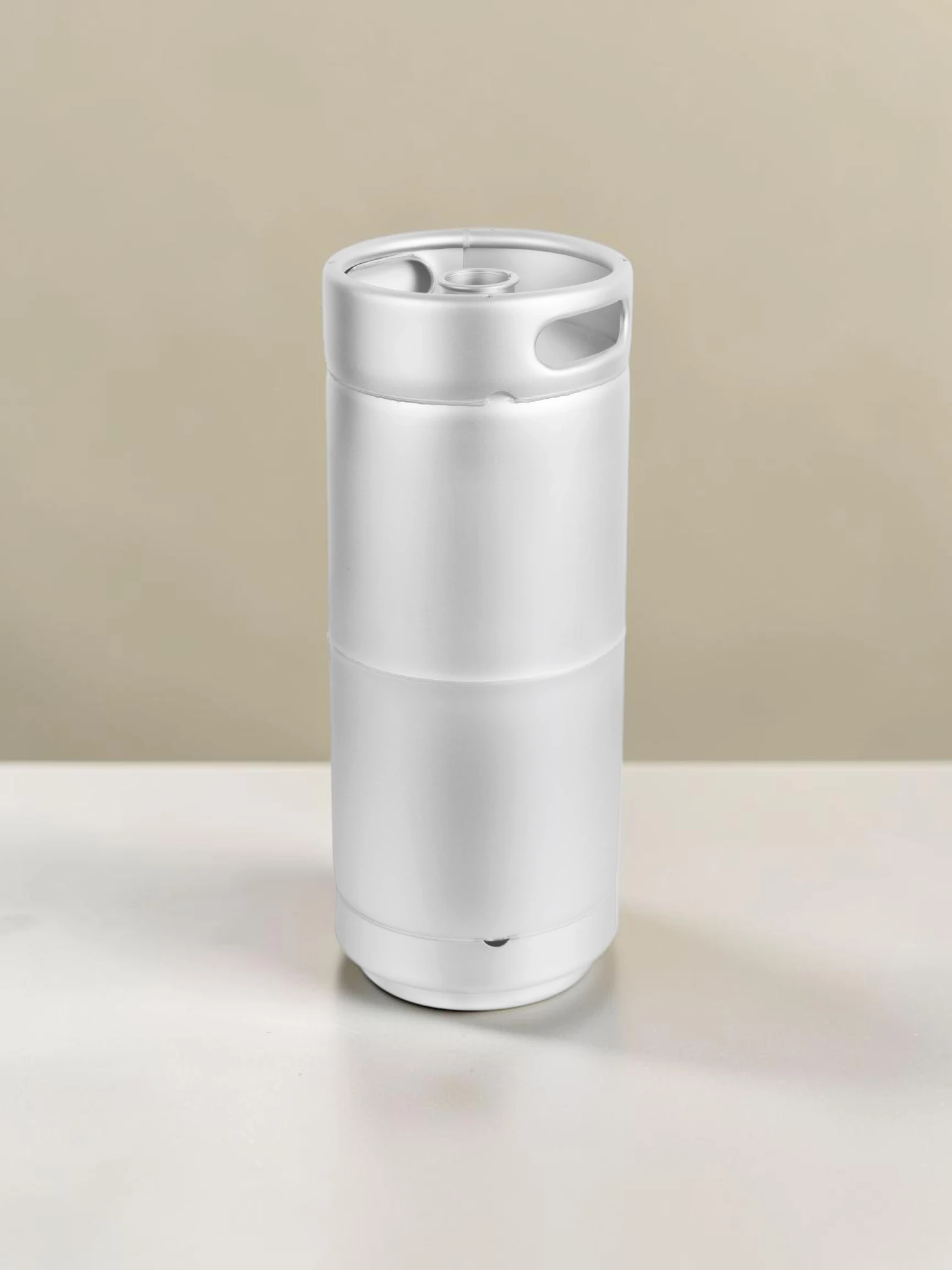 frostandfoamtanks 1/6 Barrel US Standard Beer Keg, SUS304 Stainless Steel, Stackable Design, 590mm Height