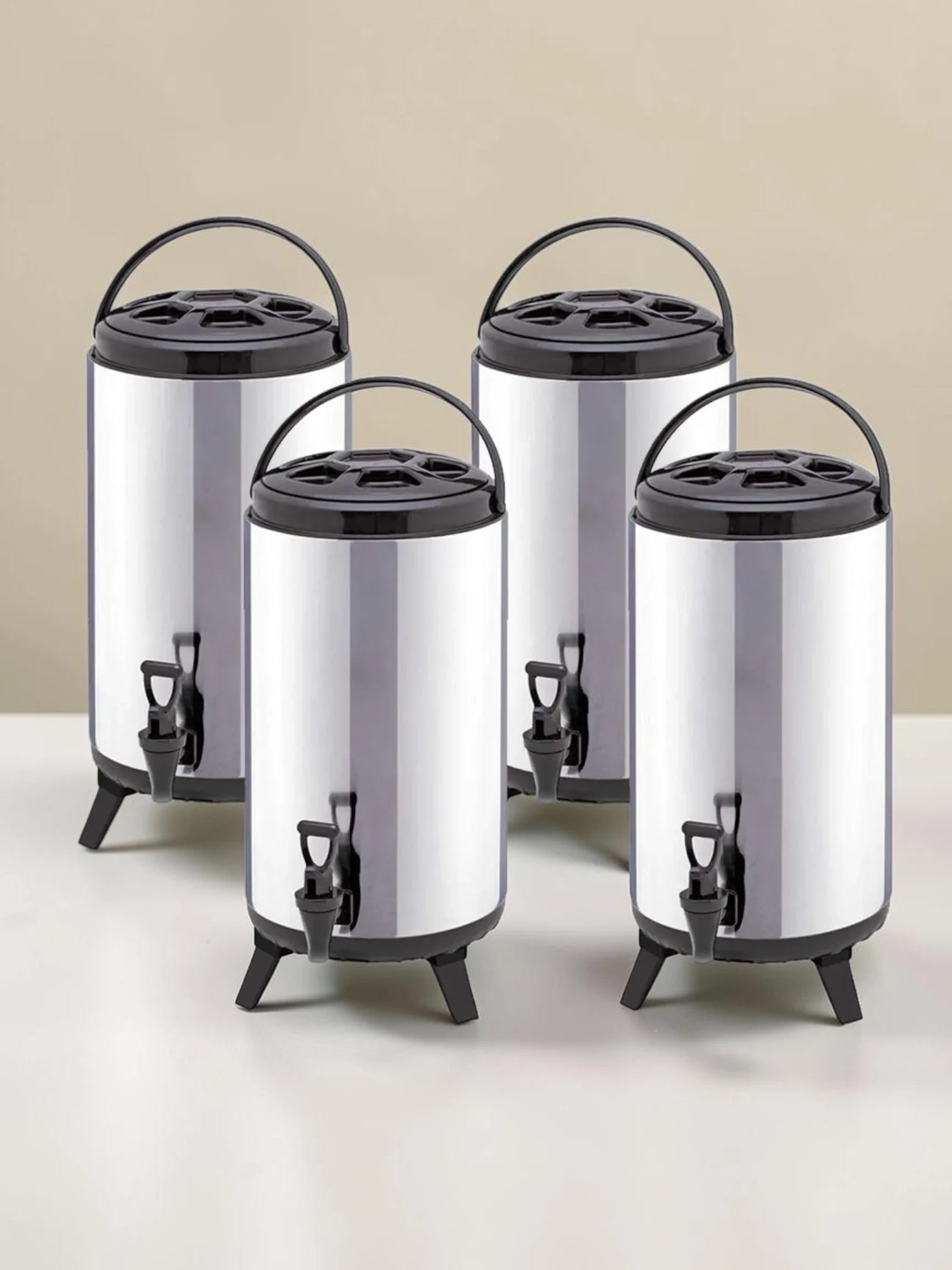 frostandfoamtanks Insulated Beverage Dispenser Stainless Steel 18L Cold/Heat Brew Pot